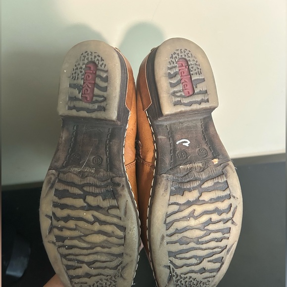 Rieker Brown Riding Boots with Sherpa Lining, Size 39 US 8.5 - Picture 10 of 11